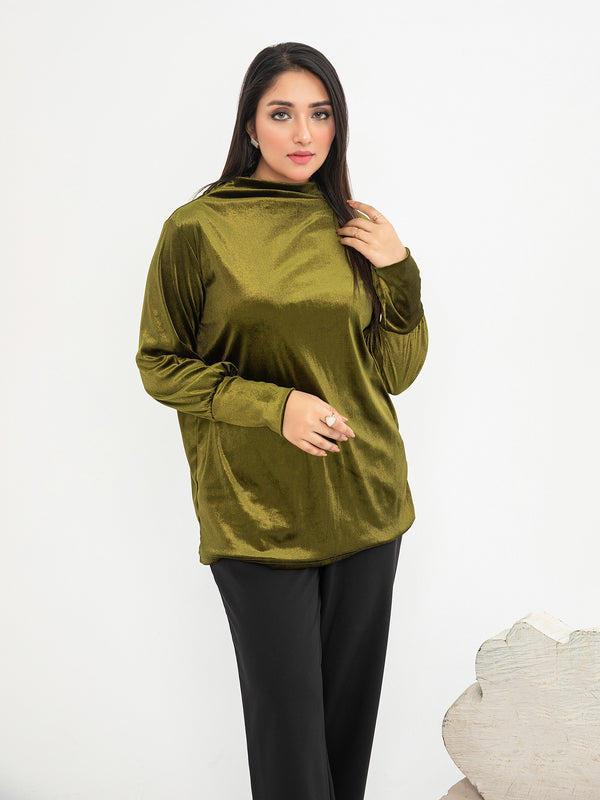 Limelight Velvet Top-Dyed