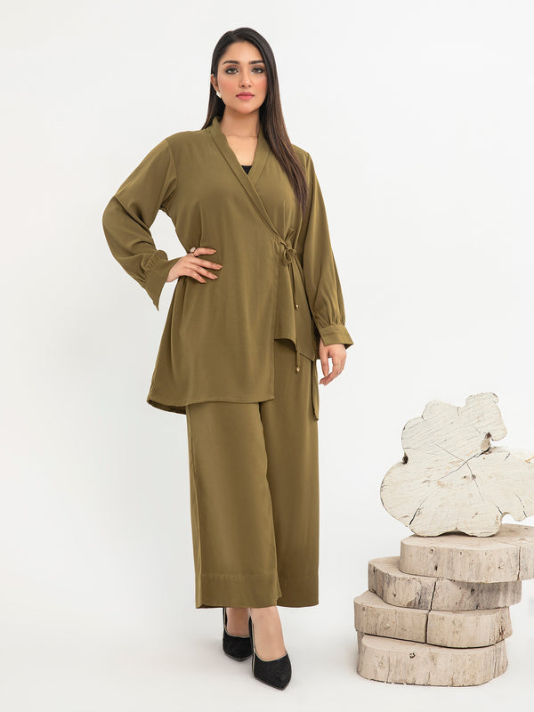 limelight Viscose Co-ord Set-Dyed
