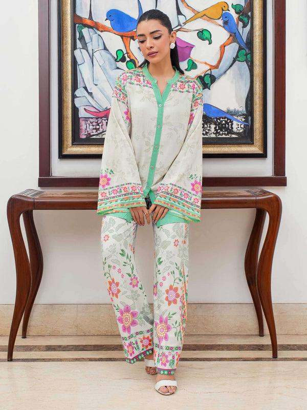 Limelight Viscose Co-ord Set-Printed (Pret)