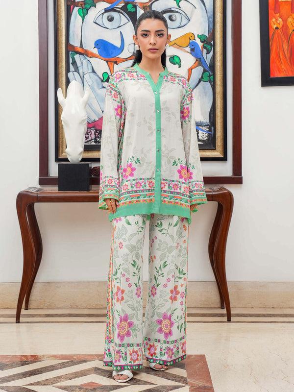 limelight Viscose Co-ord Set-Printed (Pret)