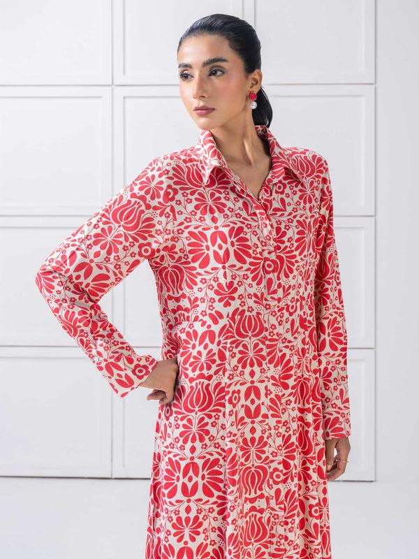 Limelight Viscose Dress-Printed (Pret)