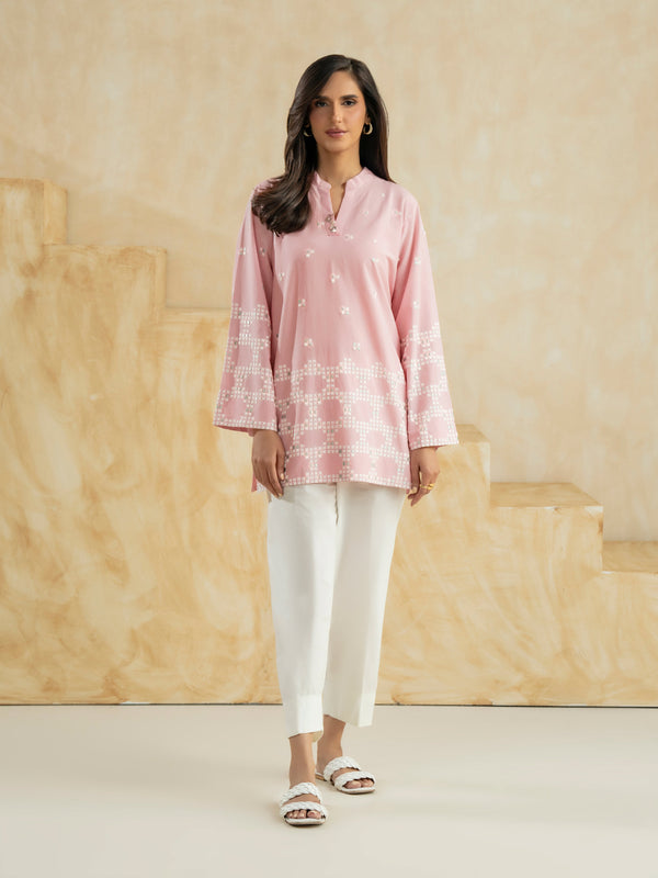 Limelight Viscose Kurti-Embroidered (Pret)