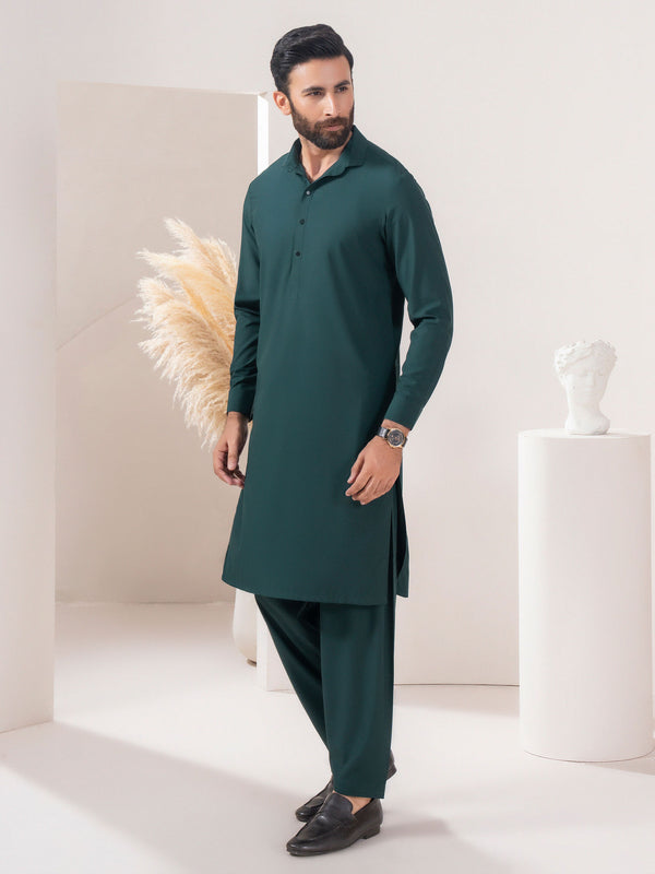 Limelight Wash & Wear Suit Green