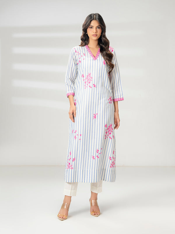 Limelight Yarn Dyed Shirt-Embroidered (Pret)