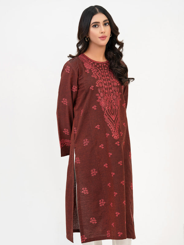 Limelight Yarn Dyed Shirt-Embroidered(Pret)