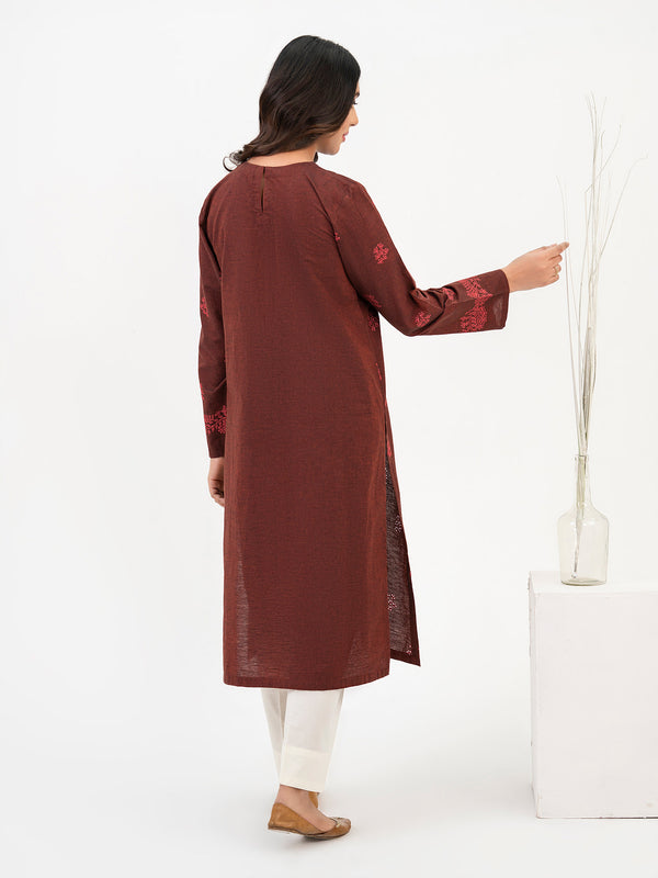 Limelight Yarn Dyed Shirt-Embroidered(Pret)