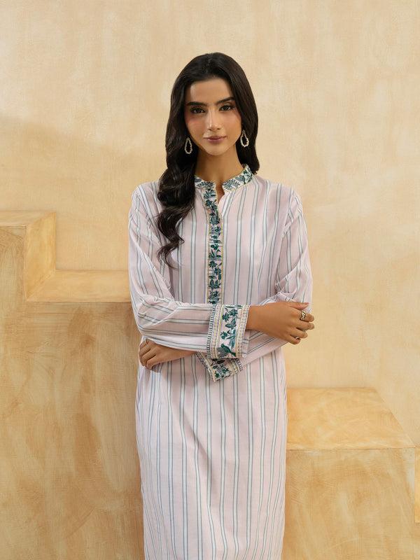 Limelight Yarn Dyed Shirt-Embroidered (Pret)