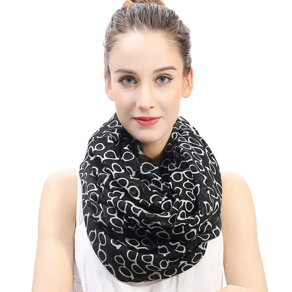 Lina & Lily Sunglasses Print Scarf