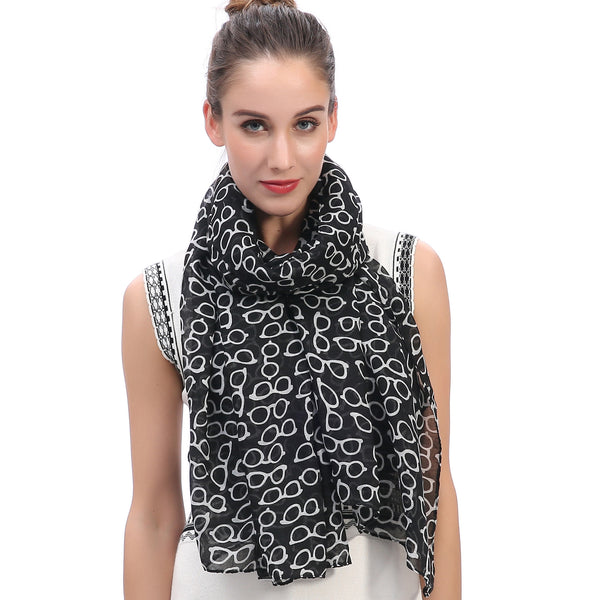 lina & lily Sunglasses Print Scarf