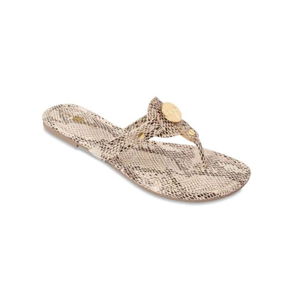 lindsay phillips Rosie Taupe Snakeskin