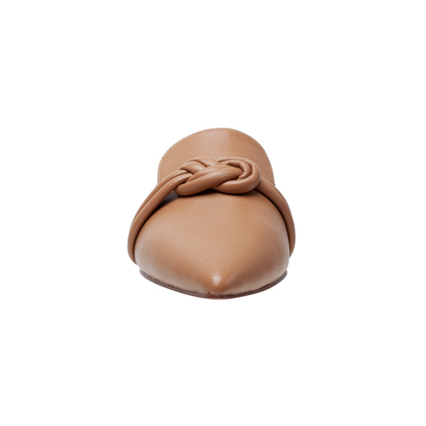 Linea Paolo AZELIA STYLE STEALS | Knotted Leather Mules Black Nappa