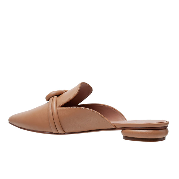 Linea Paolo AZELIA STYLE STEALS | Knotted Leather Mules Black Nappa