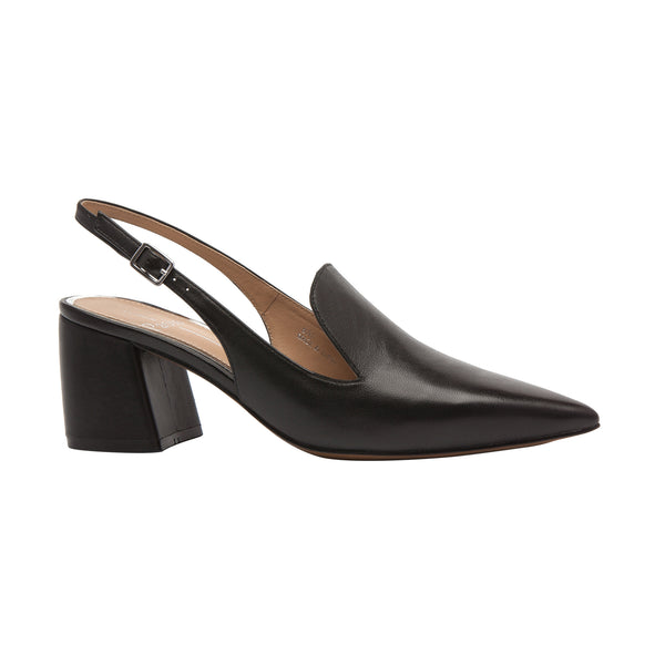 Linea Paolo CARLY | Pointy Toe Block Heel Black Nappa
