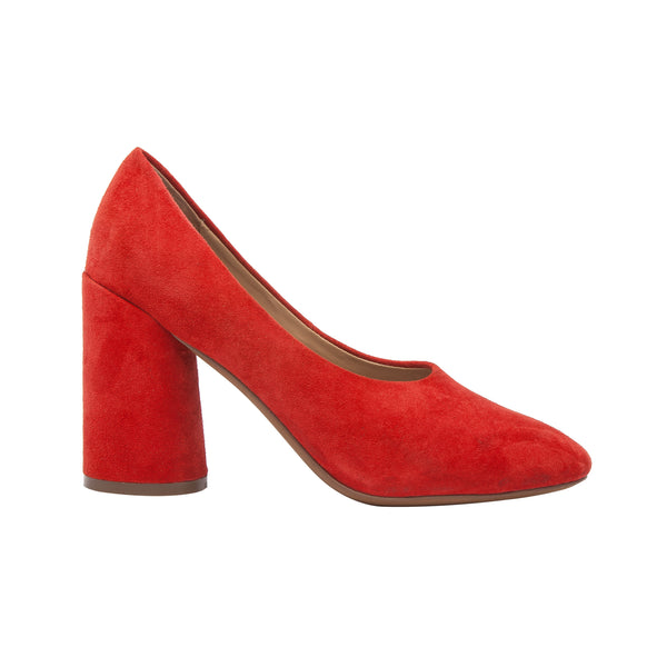 Linea Paolo CHERIE | Column Heel Fashion Pumps Red Suede
