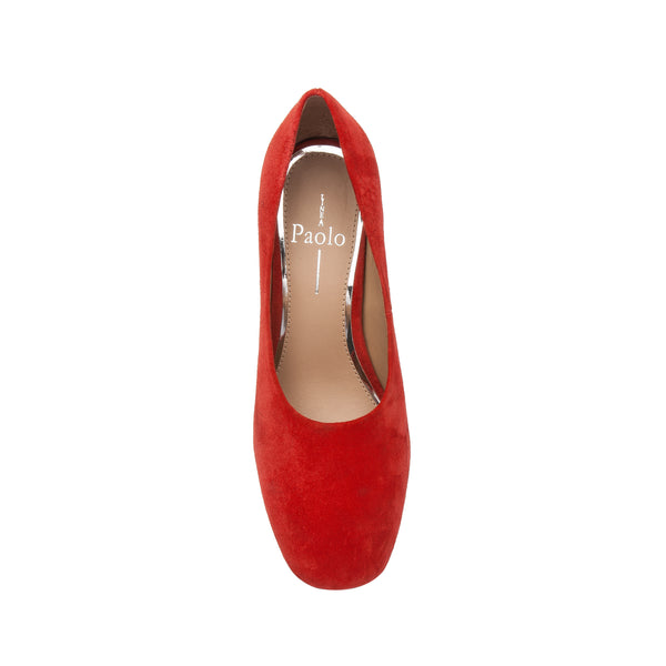 Linea Paolo CHERIE | Column Heel Fashion Pumps Red Suede