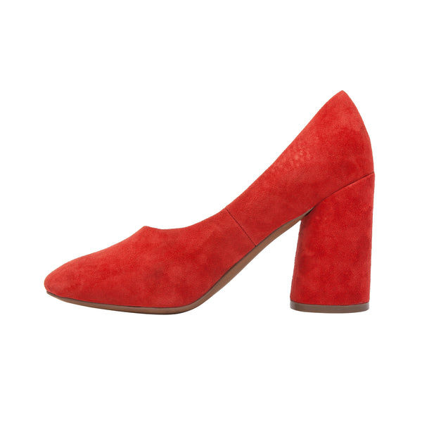 Linea Paolo CHERIE | Column Heel Fashion Pumps Red Suede