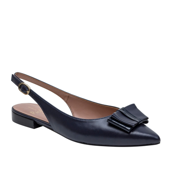 linea paolo DEANDRA | Bow Slingback Flats Cream Nappa