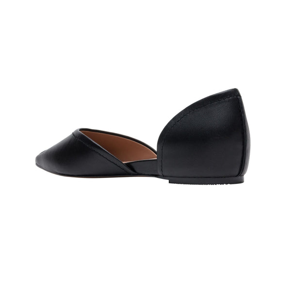 Linea Paolo DORIA STYLE STEALS | Two Piece Flats Black Nappa