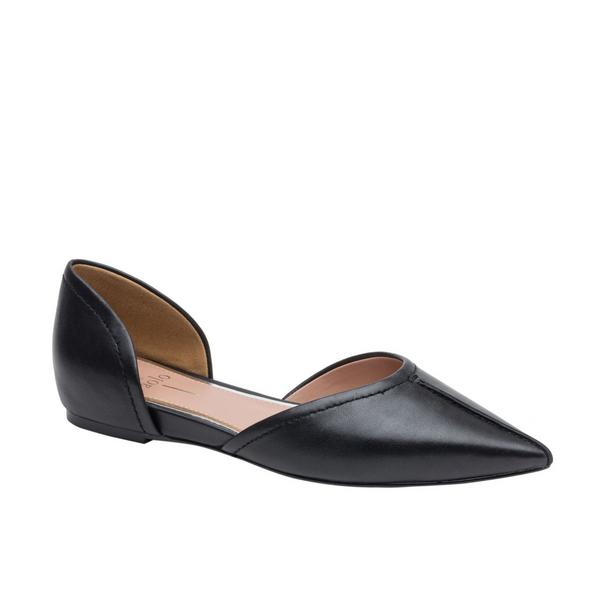 linea paolo DORIA STYLE STEALS | Two Piece Flats Black Nappa
