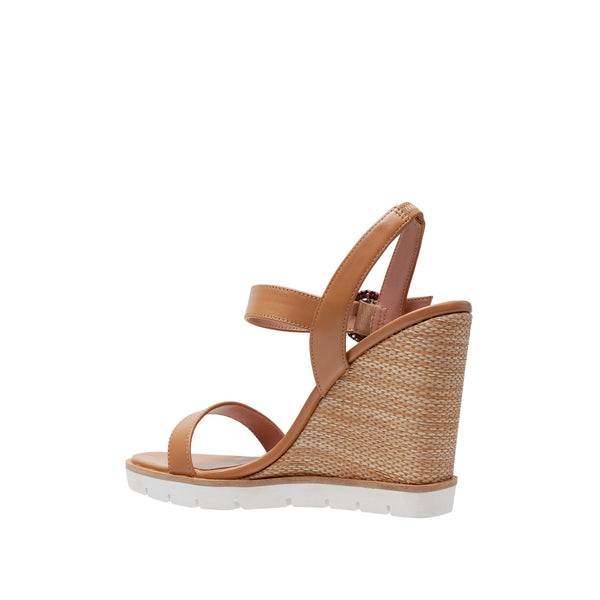 Linea Paolo EMELY | Woven High Wedge Sandals Desert Nappa