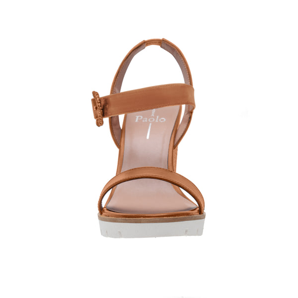 Linea Paolo EMELY | Woven High Wedge Sandals Desert Nappa