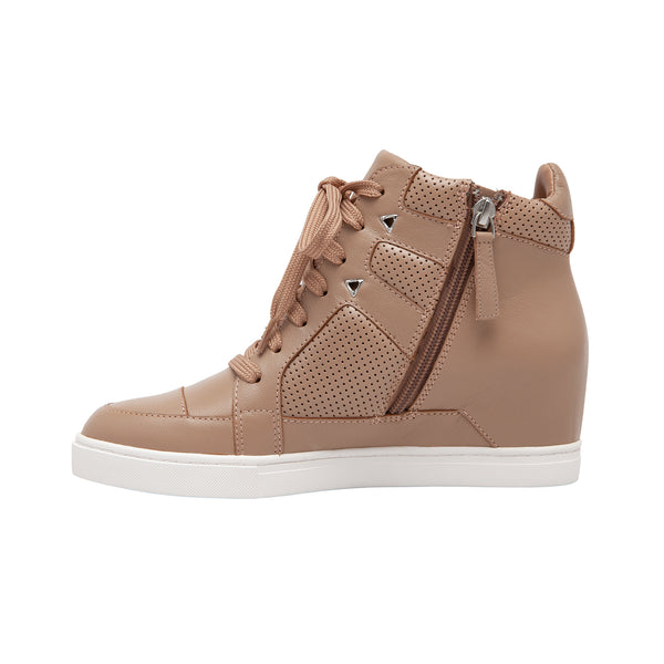 Linea Paolo FARLEY | Sporty Streetwear Sneaker Wedges Nude Nappa