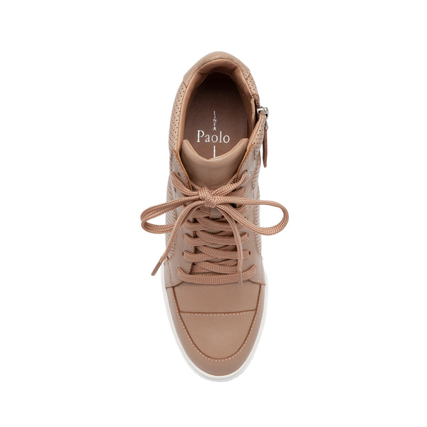 Linea Paolo FARLEY | Sporty Streetwear Sneaker Wedges Nude Nappa