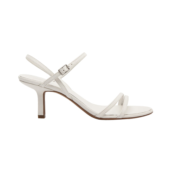 Linea Paolo HOPE | Asymmetric Strap Dress Sandals Eggshell Nappa