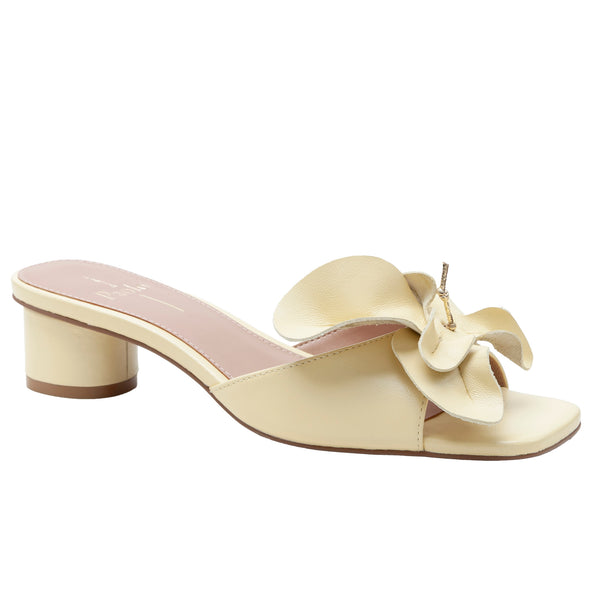 linea paolo IDALIA | Flower Embellished Nappa Leather Slides Butter Nappa linea paolo IDALIA | Flower Embellished Nappa Leather Slides Butter Nappa