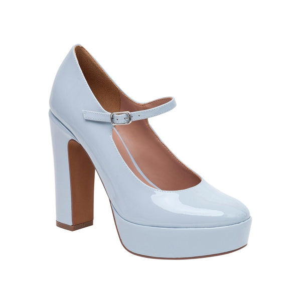 linea paolo ISADORA STYLE STEALS | Mary Jane Platform Pumps Pale Blue Patent