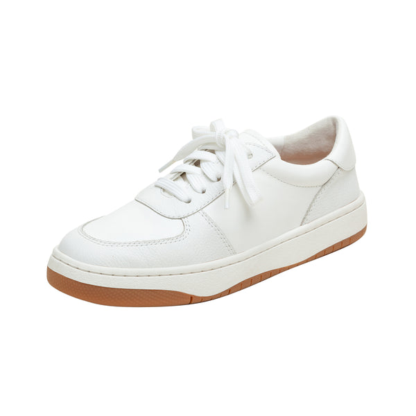 Linea Paolo KRISTA | Sporty Leather Fashion Sneakers Eggshell Leather