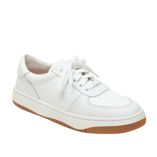 linea paolo KRISTA | Sporty Leather Fashion Sneakers Eggshell Leather linea paolo KRISTA | Sporty Leather Fashion Sneakers Eggshell Leather