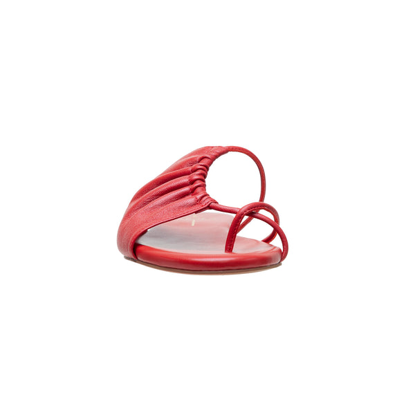 Linea Paolo LANE | Nappa Or Suede Sandals True Red Soft Nappa