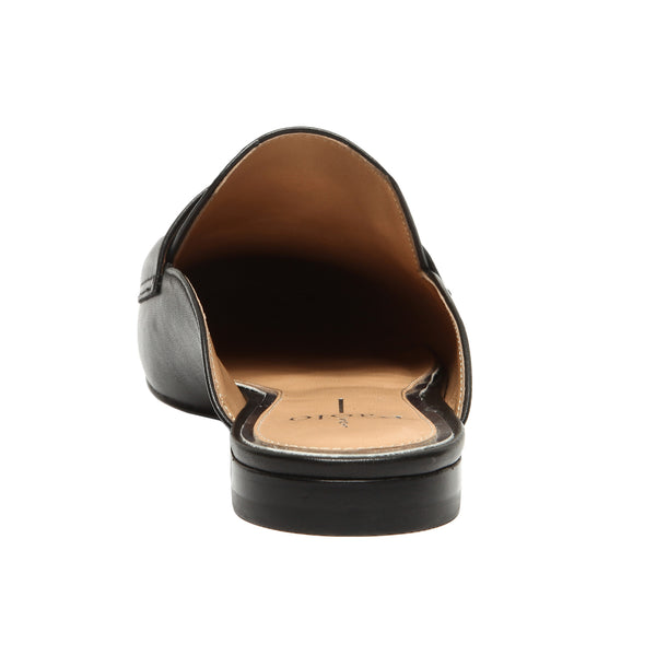 Linea Paolo ANNIE | Apron Toe Mules Black Leather