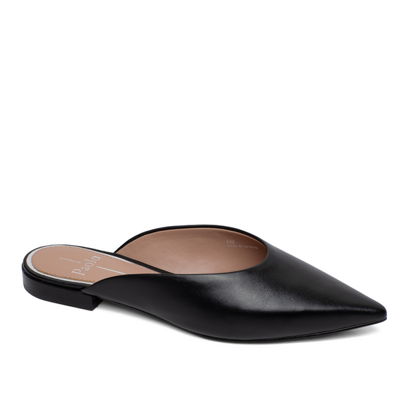 linea paolo AYLA | Slipon Mules Black Nappa linea paolo AYLA | Slipon Mules Black Nappa