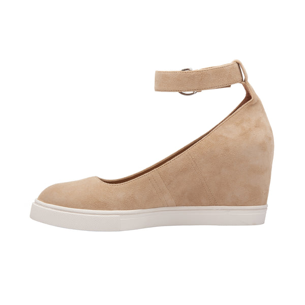 Linea Paolo MARTA | Wedge Sneaker Pumps Shell Suede