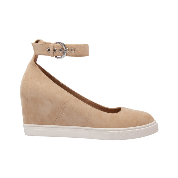 Linea Paolo MARTA | Wedge Sneaker Pumps Shell Suede