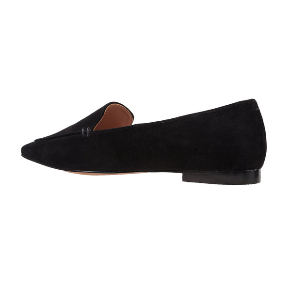 Linea Paolo MOORE | Square Toe Loafers Black Suede