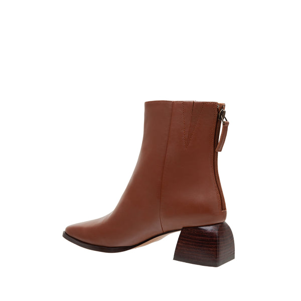 Linea Paolo SAGE | Flared Heel Booties Black Leather