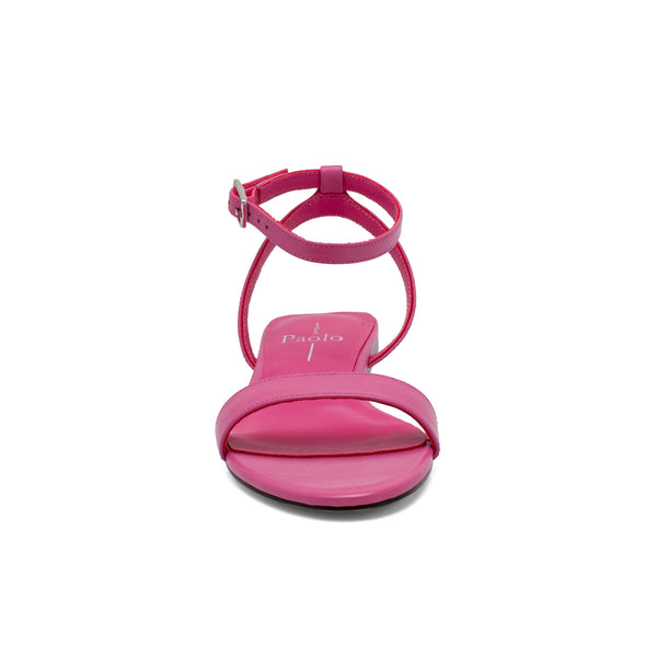 Linea Paolo LUELA | Strappy Flat Sandals Hot Pink Nappa
