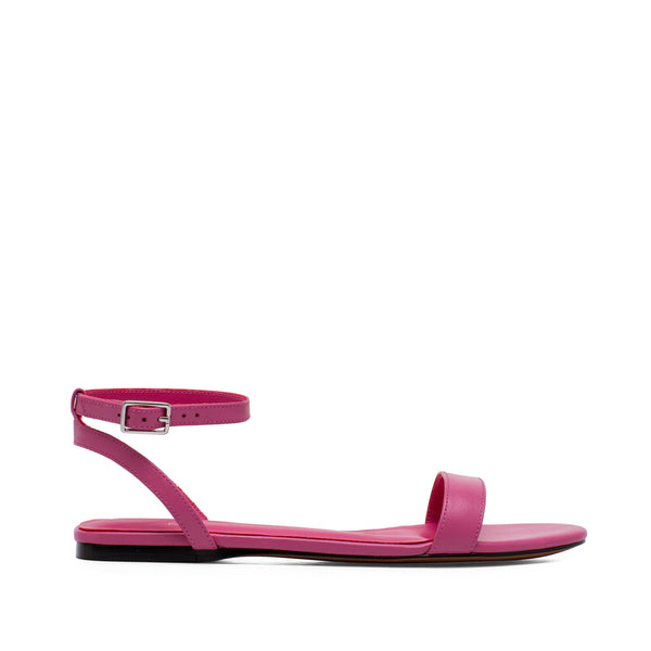 Linea Paolo LUELA | Strappy Flat Sandals Hot Pink Nappa