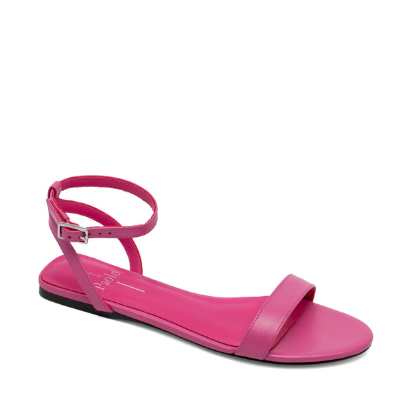 linea paolo LUELA | Strappy Flat Sandals Hot Pink Nappa