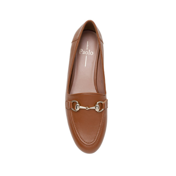 Linea Paolo MAURA | Essential Golden Bit Loafers Cognac Nappa
