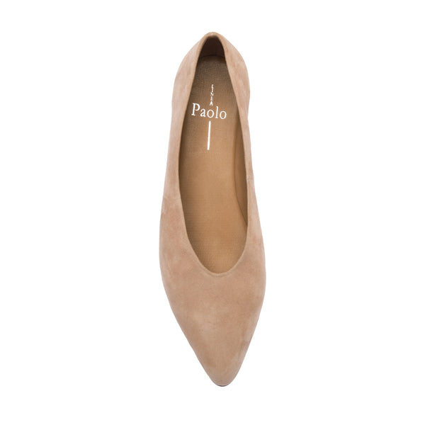 Linea Paolo MORGAN | Slip-On Ballet Flats Blush Suede