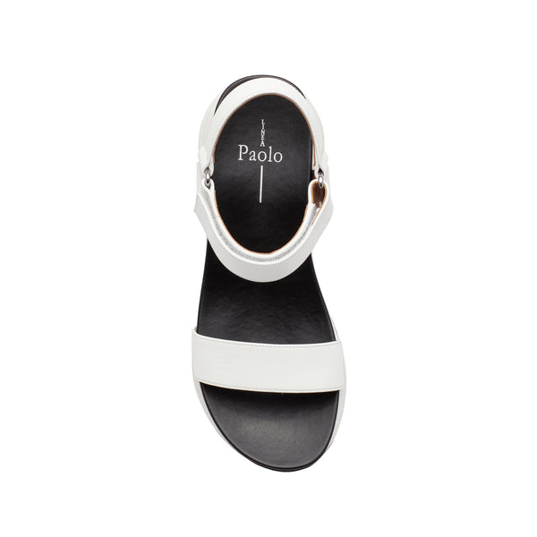 Linea Paolo RIO | Sporty Chic Sneaker Sandals Eggshell Leather