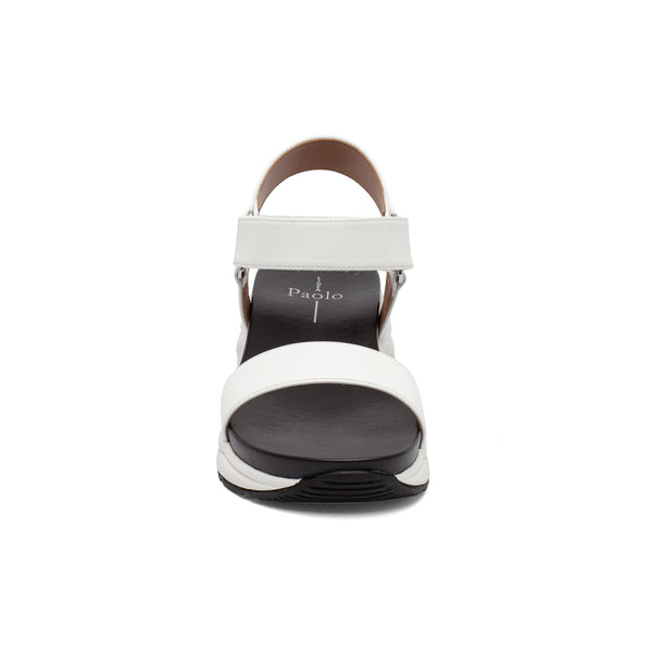 Linea Paolo RIO | Sporty Chic Sneaker Sandals Eggshell Leather