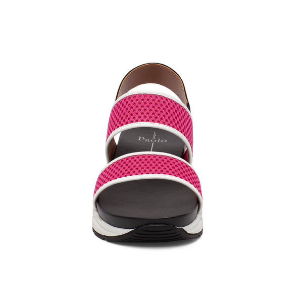 Linea Paolo RIRIE | Slingback Sport Sandal Fuschia Mesh