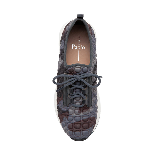 Linea Paolo RODGER | Pull-On Lace-Up Fashion Athleisure Trainers Camo Padded Fabric