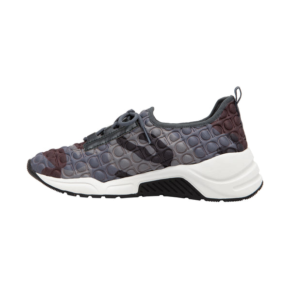 Linea Paolo RODGER | Pull-On Lace-Up Fashion Athleisure Trainers Camo Padded Fabric