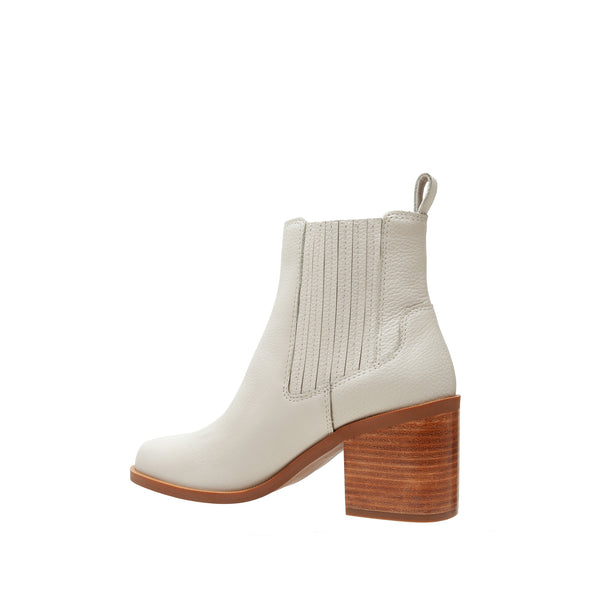 Linea Paolo SPENCER | Stacked Heel Booties Black Tumbled Leather